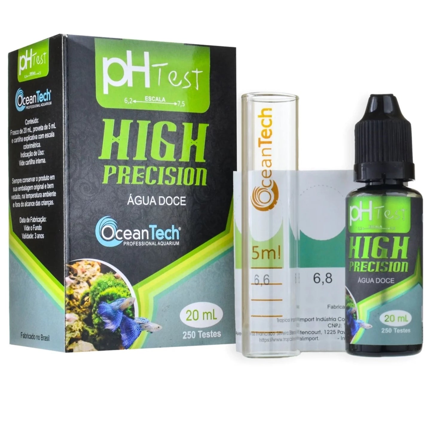 Teste de pH de Agua Doce